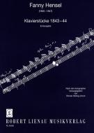 Piano Pieces 1843-44 (first edition) 