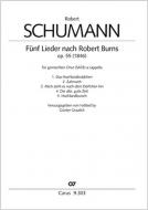 5 Lieder nach Robert Burns op. 55 