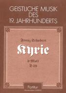 Kyrie für eine Messe in d-Moll D49 