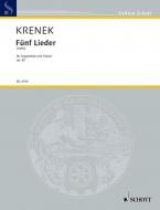 Fünf Lieder nach Kafka op. 82 Download