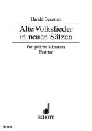 Alte Volkslieder in neuen Sätzen GeWV 66 Download