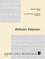 Goethe-Lieder op. 40 Download