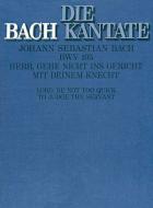 Herr, gehe nicht ins Gericht mit deinem Knecht 