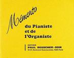 Mémento de l'organiste 