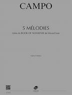 5 Mélodies tirées du Book of nonsense 