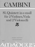 81. Quintett in e-moll 