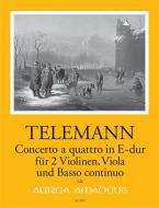 Concerto a quattro in E-dur TWV 43:E2 