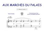 Aux marches du Palais 