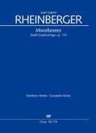 Miscellaneen. Zwölf Orgelvorträge 