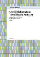 Das Chorwerk 39: 4 deutsche Motetten 