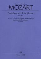 Thema mit Variationen in B-Dur 