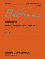 Tres sonatas para piano WoO 47 