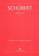Kyrie für eine Messe in d-Moll D31 Standard