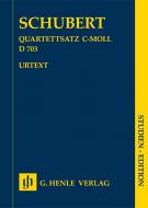 Quartet movement in c minor D 703 