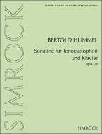 Sonatina for tenor saxophone and piano op. 35e Standard