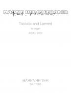 Toccata and Lament for organ (2008/2013) 