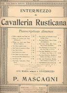 Mascagni Cavalleria Rusticana Intermezzo Piano 