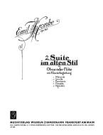 Second Suite in the Old Style op. 160 