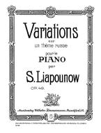 Variations op. 49 