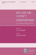 Excuse Me, I Don't Understand 
