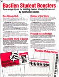 Bastien Student Boosters 