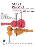 Minuetto, Andantino and Allegro moderato 