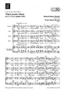 What sweeter music 