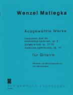 Variations on a Bohemian song, Sonata in E minor, Variations caprici op. 5 / op. 31 / op.10 