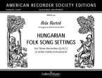 Hungarian Folk Song Settings 