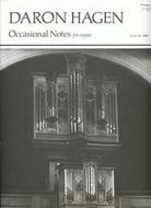 Occasional Notes 