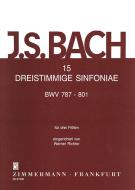 15 Three-Part sinfoniae BWV 787-801 