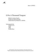 O For A Thousand Tongues 