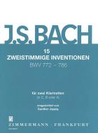 15 Two-Part Inventions BWV 772-786 