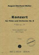 Konzert für Flöte Nr. 8 F-Dur op. 24 