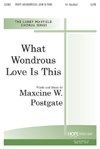 What Wondrous Love is This 