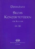 Sechs Konzertetüden für Klavier 