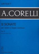 12 sonate per violino e basso continuo 1/b 
