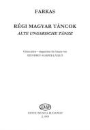 Early Hungarian Dances From The 17th century 