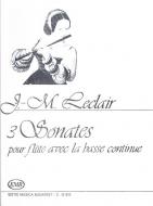 3 Sonatas 