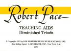 Flash Cards, Diminished Triads 