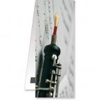 Lesezeichen Oboe/Notenblatt magnetisch 