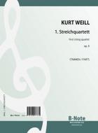 First string quartet op.8 (parts) 