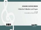 14 easy preludes and fugues for organ 