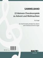 22 small chorale preludes for advent and christmas time for organ 