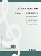 40 easy versets and small pieces for organ or harmonium 
