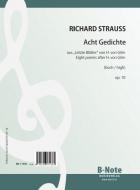 Eight poems for high voice and piano op.10 