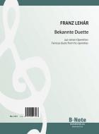 Famous duets of his operettas 