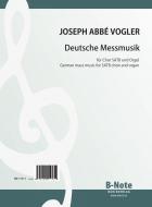 German Mass music for SATB choir and organ 