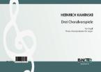 Three choral preludes for organ 