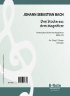 Three pieces from the Magnificat BWV 243 (arr. organ) 